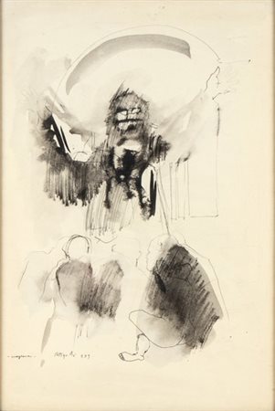 UGO ATTARDI (Genova, 1923 - Roma, 2006): Orazione, 1959