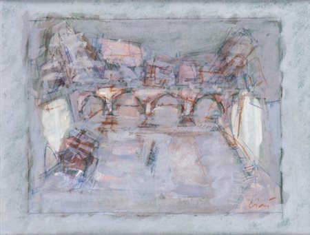 VALERIANO CIAI (Roma, 1928 - Lariano, 2013): Ponte Sisto a Roma