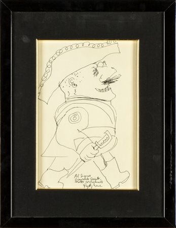 FRANZ BORGHESE (Roma, 1941 - 2005): Senza titolo