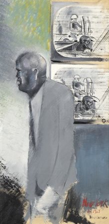 BRUNO CARUSO (Palermo, 1927 - Roma, 2018): American Experience, 1963