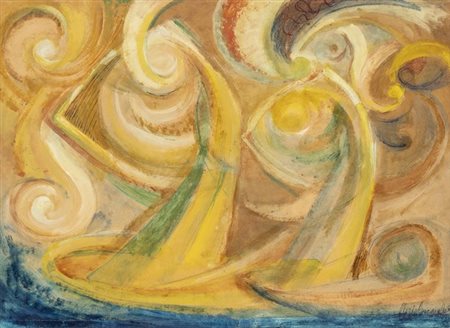 ALBERTO BRAGAGLIA (Frosinone, 1896 - Anzio, 1985): Astratto, 1930