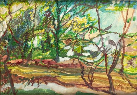 GERARDO DOTTORI (Perugia, 1884 – 1977)
: Motivi astratti, Seconda metà anni ‘70
