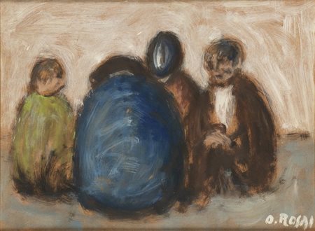 OTTONE ROSAI (Firenze 1895 - Ivrea, 1957): Giocatori