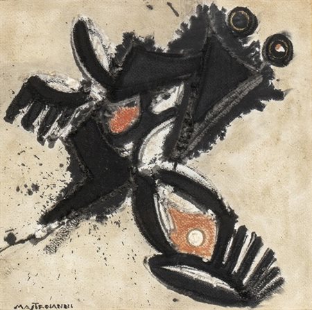 UMBERTO MASTROIANNI (Fontana Liri, 1910- Marino, 1998): Senza Titolo