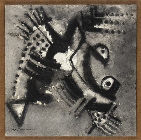 UMBERTO MASTROIANNI (Fontana Liri, 1910- Marino, 1998): Senza titolo