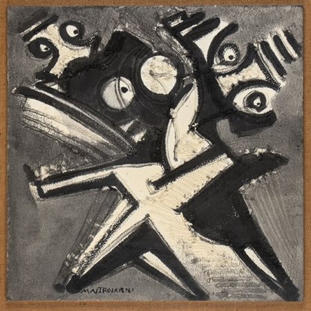 UMBERTO MASTROIANNI (Fontana Liri, 1910- Marino, 1998): Senza titolo