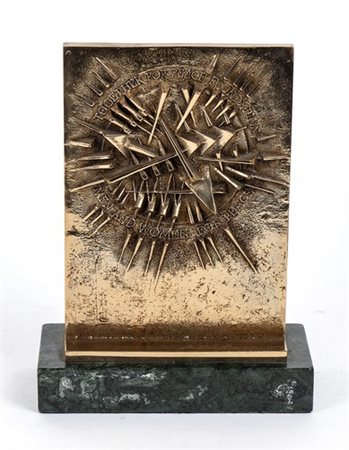 ARNALDO POMODORO (Morciano di Romagna, 23 giugno 1926) : Senza titolo, 1996