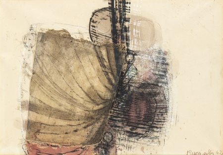 MARIO PUCCIARELLI (Buenos Aires, 1928 - 2014): Astratto, 1962