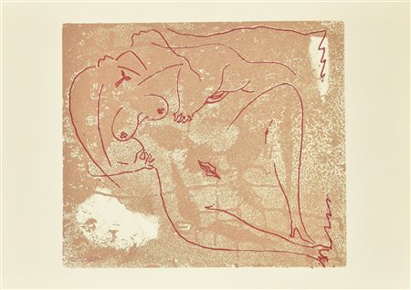 Andre' Masson FEMINAIRE DE LA RUE SAINT-DENIS litografia su carta (d'apres),...