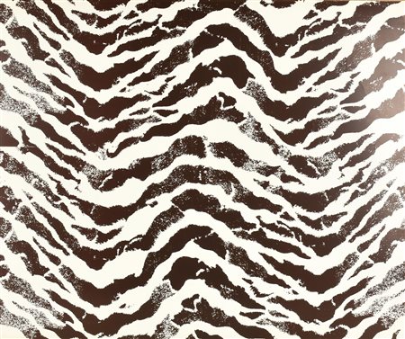 Ignoto STAMPA ZEBRATA litografia su carta, cm 48x58; es. prova d'autore sul...