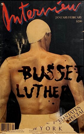 BLISSET LUTHER Milano (Mi) 1967 Omaggio a Andy Warhol 2021 Resina su rivista...