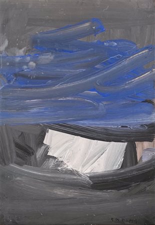 DE FILIPPI FERNANDO Lecce (Le) 1940 Composizione 1960 Tecnica mista intelata...