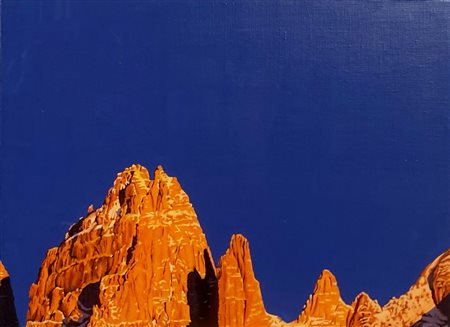 ALBERTINI GIORGIO Milano (Mi) 1930 Dolomiti 2010 Olio su tela...