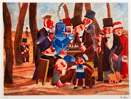 BORGHESE FRANZ Roma (Roma) 1941 Figure Sergigrafia d'apres es. 39/150...