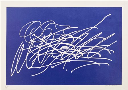 TURCATO GIULIO Mantova (Mt) 1912 Senza titolo 1977 Litografia a colori es....