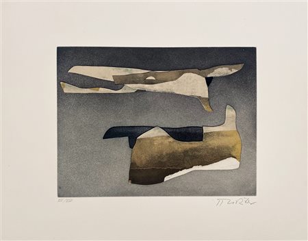 RICHTER HANS Berlino (Germania) 1888 Composizione 1974 Acquaforte acquatinta...