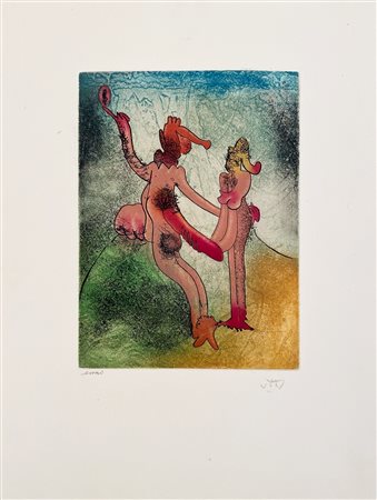 MATTA SEBASTIAN Santiago del Cile (Cile) 1911 Sex-Ubérant 1970 Incisione...