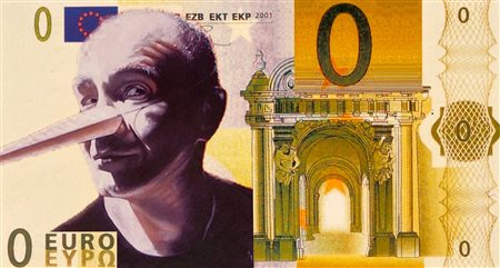 GUZZONI RODOLFO Lecce (Le) 1940 Soldi d'artista 2015 Mista su carta...