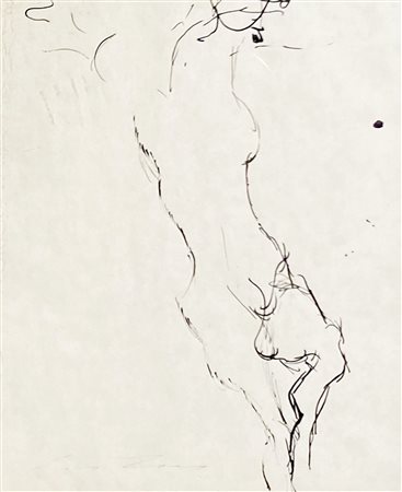 TRECCANI ERNESTO Milano (Mi) 1920 Nudino 1970 China su carta 24,00x20,00...