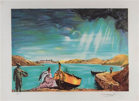 Salvador Dalí (Figueres 1904 - 1989), “L'Angelo di Port Lligat”.