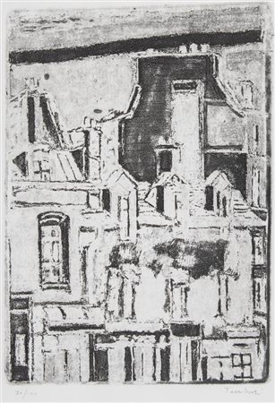 Orfeo Tamburi (Jesi 1910 - Parigi 1994), “Senza titolo”.