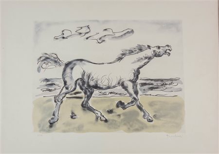 Orfeo Tamburi (Jesi 1910 - Parigi 1994), “Cavallo”.
