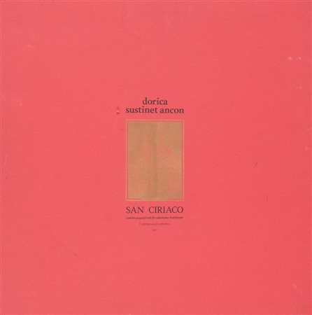 Valeriano Trubbiani (Macerata 1937 - Ancona 2020), “San Ciriaco”, 1977.