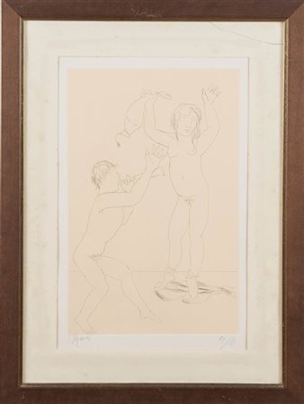 Giacomo Manzù (Bergamo 1908 - Roma 1991), “Senza titolo”.