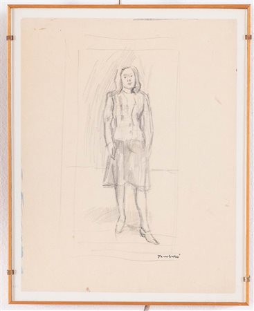 Orfeo Tamburi (Jesi 1910 - Parigi 1994), “Figura”.