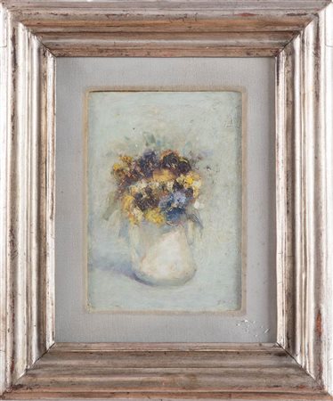 Norma Mascellani, (Bologna, 1909 - 2009), “Vaso di fiori”.