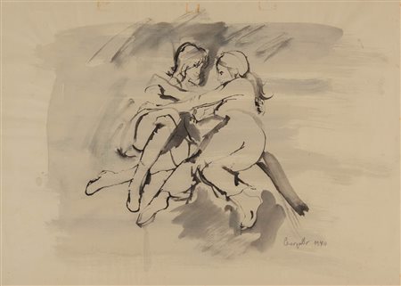 Lorenzo Ceregato (Lonigo 1933), “Donne”, 1970.