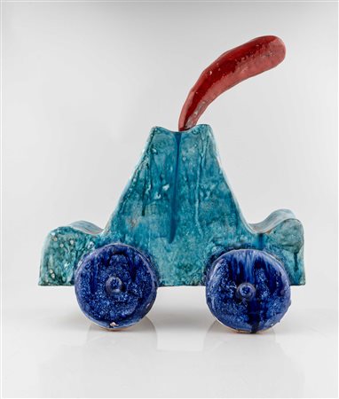 Enzo Bianco, Scultura in terracotta invetriata