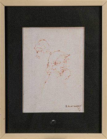 Emilio Montagnani, Studio per ritratto