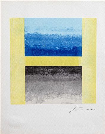 Giuseppe Santomaso, Lettera 'H' eseguita per la serie 'L'ALFABETO DI BOLAFFIARTE'