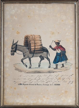 Coppia di stampe Ricordi