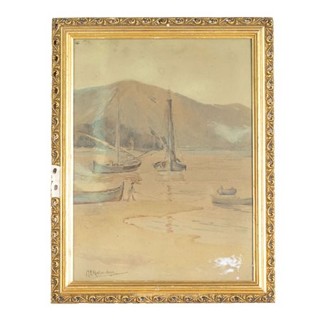 Rif. 79/81 Acquarello firmato Richardson cm 30x40