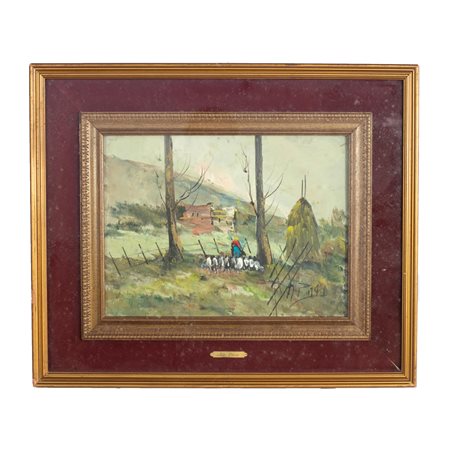 Paesaggio con pascolo