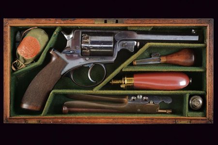 Raro revolver Adams a luminello