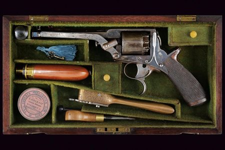 Revolver Tranter a luminello in cassetta