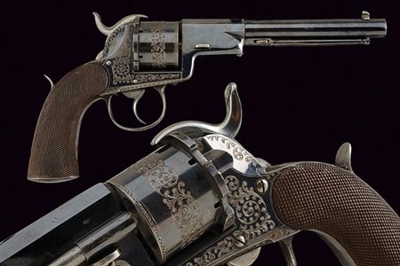 Raro e interessante revolver Pliers a spillo