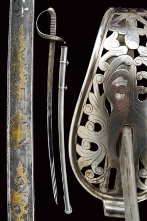 Rara sciabola di un ufficiale della legione ungherese con bella lama