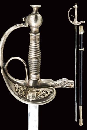 Rara spada Albertina mod. 1833 da ufficiale medico