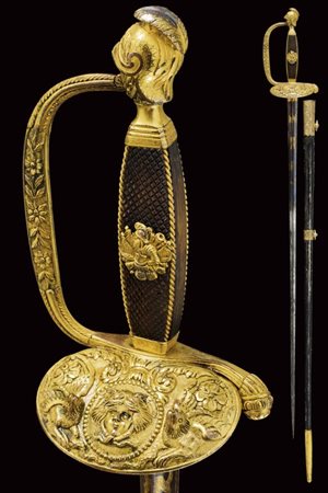 Importante e raro spadino di ufficiale generale 