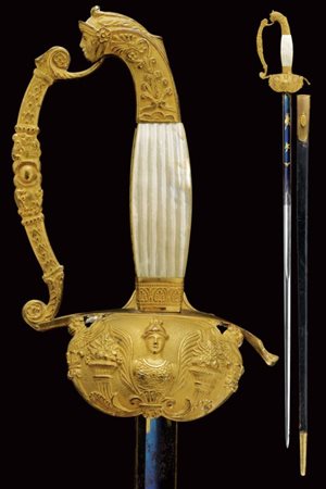 Bella spada per la tenuta di città da ufficiale di fanteria