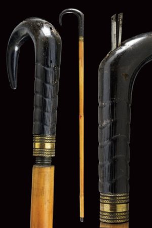 Bastone fucile a percussione centrale