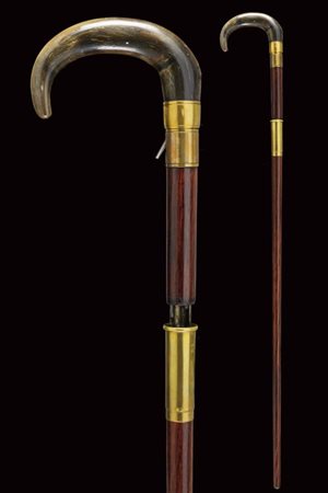 Bastone fucile a percussione centrale tipo 'Dumonthier'