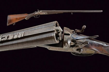 Rara doppietta a percussione centrale combinata