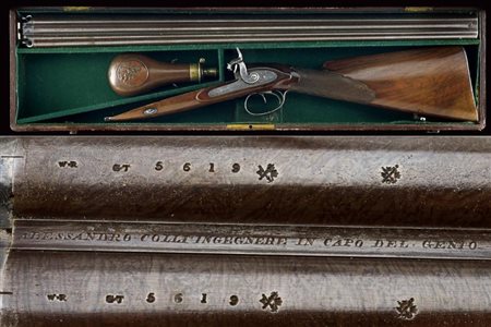 Bella doppietta a luminello di Westley Richards in cassetta