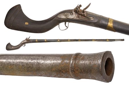 Rara spingarda jezail a pietra focaia