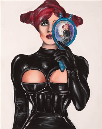 Leonard Torchi   ( - ) The secret is in the mirror 1995Acrilico su tela cm 100x80